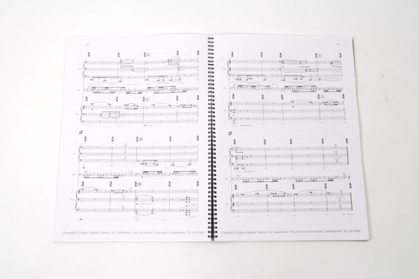 Hans Abrahamsen Schnee 10 Canons for 9 Instruments (17674)