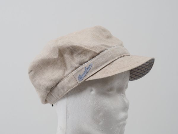 BORSALINO Leinen Mütze Gr. 57 (100221p20)