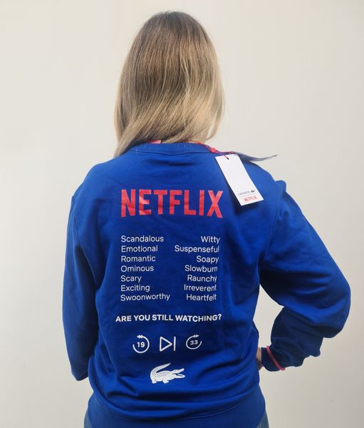 LACOSTE x NETFLIX Sweater Gr. M (5113)