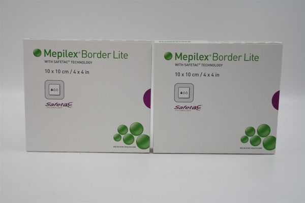 2x MEPILEX Border Lite Pflaster (15310)