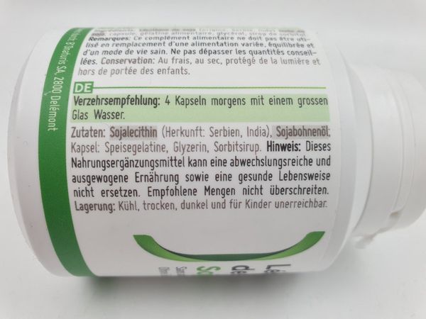 BIONATURIS Soja Lecithin Kapseln (DIE-488-12)