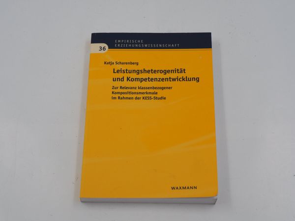 Leistungsheterogenität und Kompetenzentwicklung (100260)