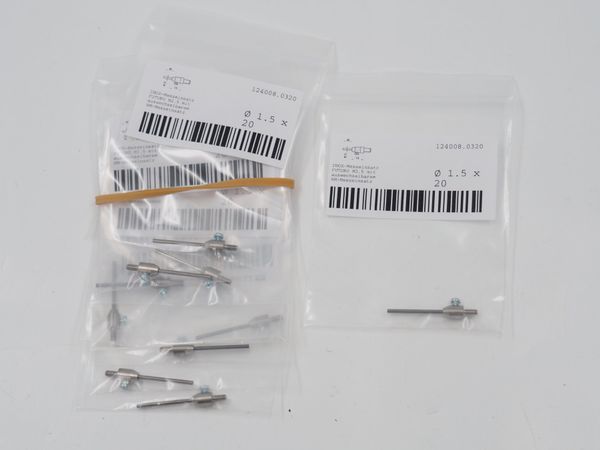 10x BRW Inox Futuro Messeinsatz M2.5 (18484)