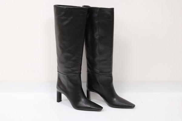 MASSIMO DUTTI Lederstiefel Gr. 37 (18553)