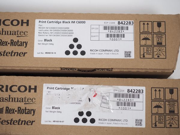 2x RICOH Toner C6000 – Black (18719)