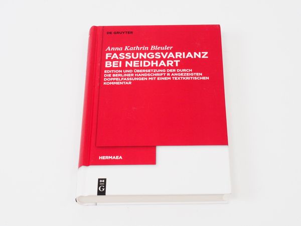 Hermaea 161 – Fassungsvarianz bei Neidhart (17120)