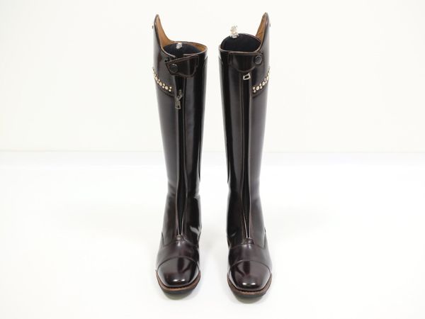 DENIRO Dressurstiefel mit Swarovski Gr. 35 (DIE-677-12)