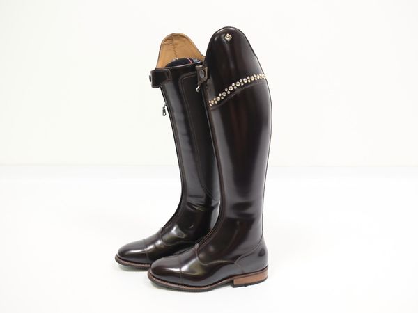 DENIRO Dressurstiefel mit Swarovski Gr. 35 (DIE-677-12)