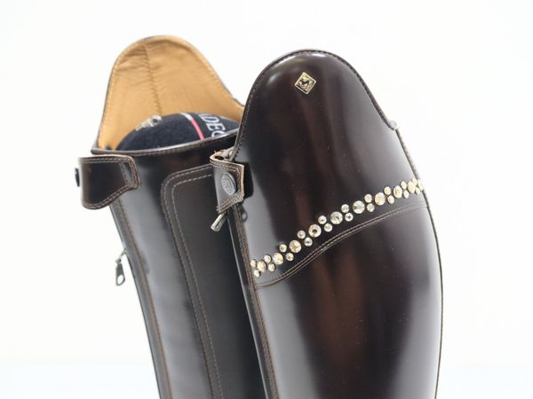 DENIRO Dressurstiefel mit Swarovski Gr. 35 (DIE-677-12)
