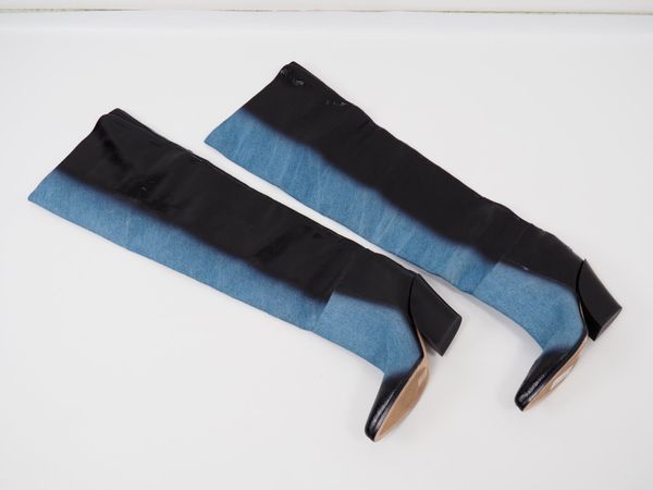 JIMMY CHOO Maceo Boots / Over-Knee Gr. 40 (5052)