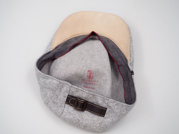 BRUNELLO CUCINELLI Baskenmütze Gr. L-58 (3707)