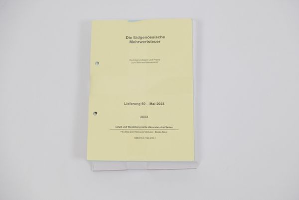Die Eidgenössische Mehrwertsteuer (16392)