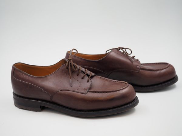 J.M. WESTON Lederschuhe Gr. 44 2/3 (9192)
