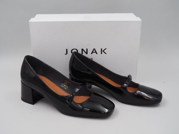 JONAK Absatzschuhe mit Riemen Gr. 38 (19343)