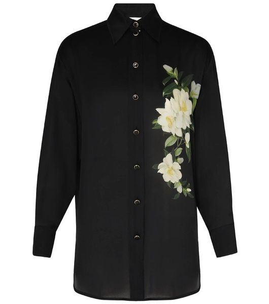 ZIMMERMANN Harmony Manstyle Bluse aus Seide Gr. 0/36 (19270)