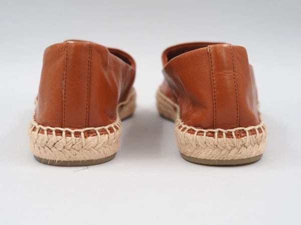 TORY BURCH Eleanor Espadrilles aus Leder Gr. 6,5 (100355)