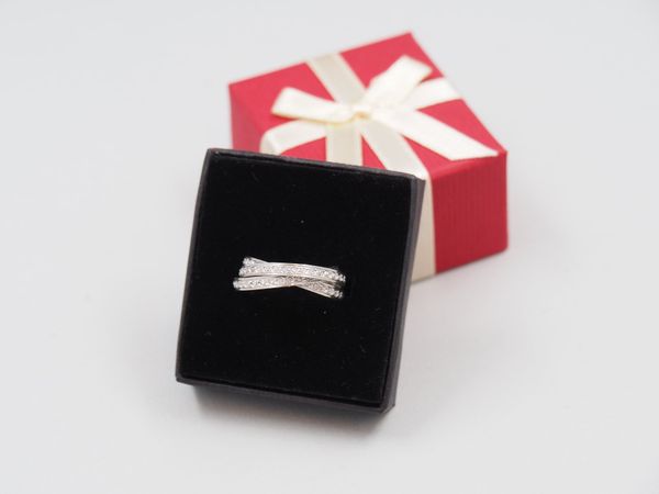Ring 750/1000 Weissgold (5147p30)