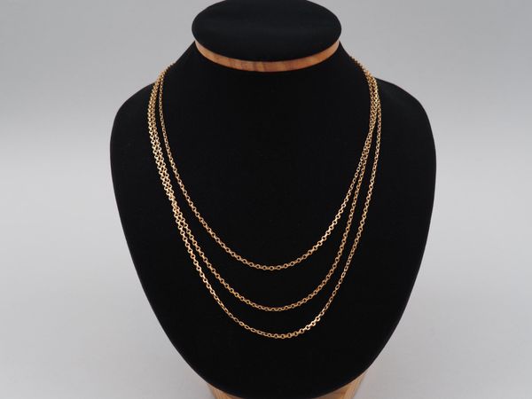 Kette 750/1000 Gelbgold – 156cm (100364p80)