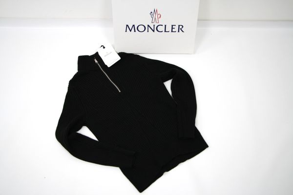 MONCLER Wollpullover / Polo Tricot Gr. L (18234)