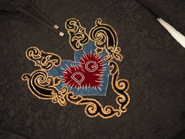 DOLCE & GABBANA Jacquard Hoodie Gr. L/XL (18116)