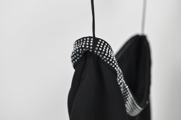REISS – Marlene Black Dress One Shoulder Gr. XS / 34 (16774)