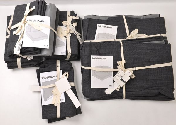 IKEA SÖDERHAMN Sofa Bezug SET, Hillared anthrazit (16863)