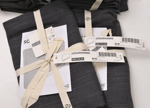 IKEA SÖDERHAMN Sofa Bezug SET, Hillared anthrazit (16863)