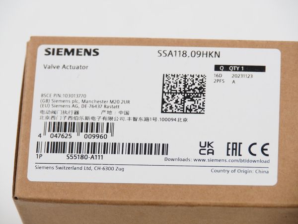 SIEMENS Elektromotorischer Stellantrieb (18060)