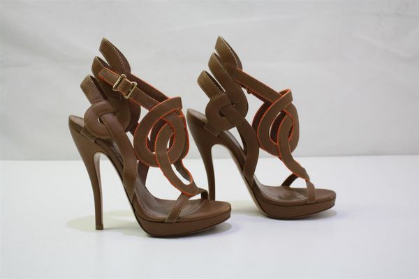 BALLY High Heel Sandalen Gr. 36,5 (2939)