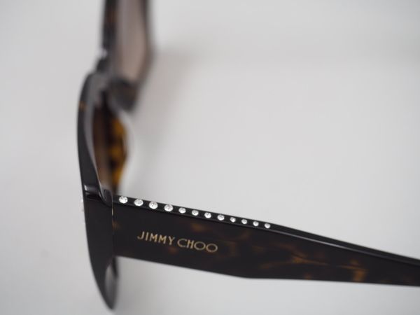 JIMMY CHOO Sonnenbrille mit Strass (19432)