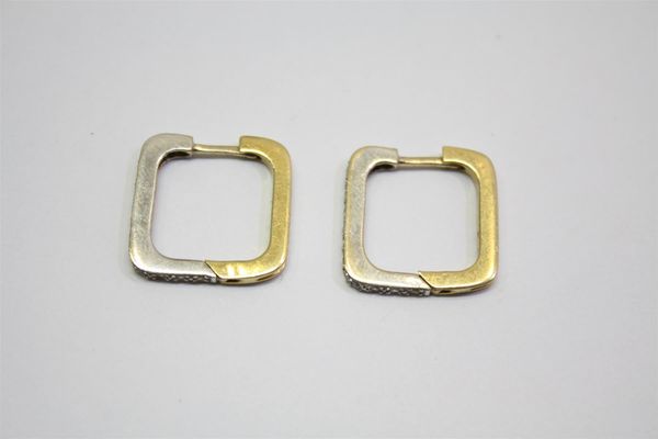 Creolen Gelb- & Weissgold (2837p80)