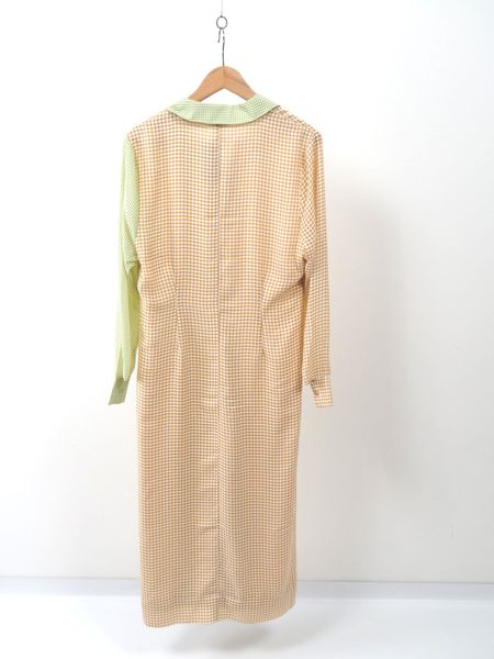 HOLZWEILER Seersucker Midi Kleid Gr. M (17856)