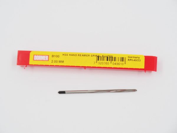 25x DORMER B100 Handreibeahle, Sprialnut Ø2.0mm (18057)