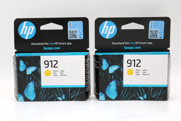 2x HP 912 Yellow Patrone (19021)