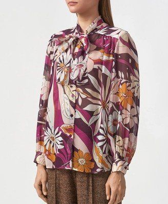 LUISA SPAGNOLI Seidenbluse Gr. M (19504)