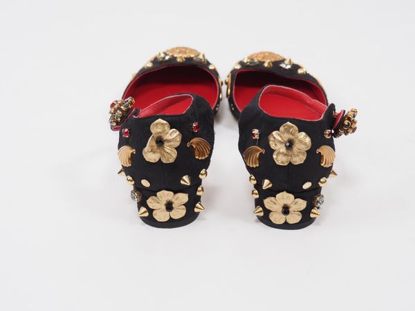 DOLCE GABBANA Sandalen Gr. 39,5 (9206)