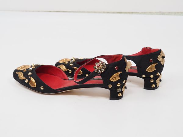 DOLCE GABBANA Sandalen Gr. 39,5 (9206)