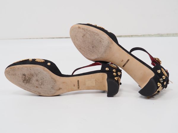 DOLCE GABBANA Sandalen Gr. 39,5 (9206)