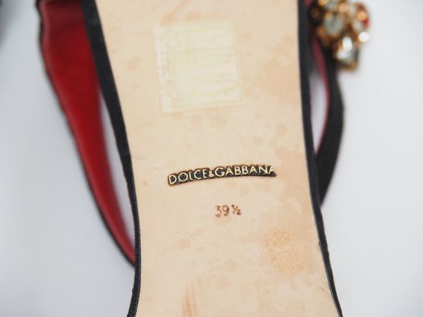 DOLCE GABBANA Sandalen Gr. 39,5 (9206)