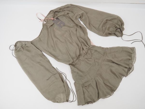 HOUSE OF CB Schulterfreies Kleid Gr. XS (19516)
