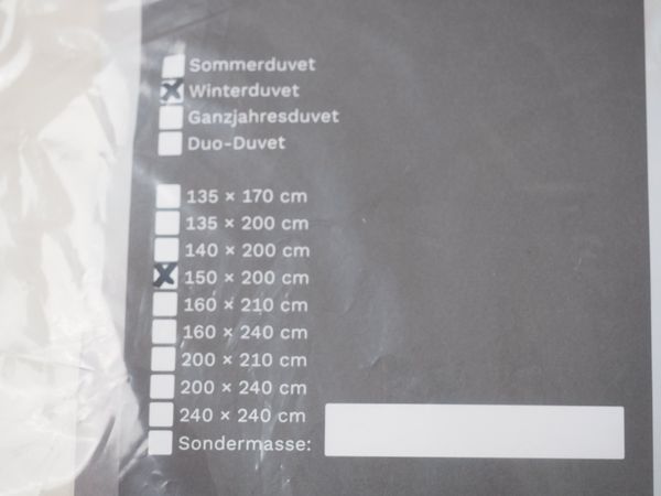 ALPUR Winter Schafwollduvet 150x200cm (19205)