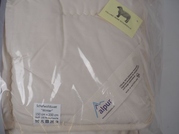 ALPUR Winter Schafwollduvet 150x200cm (19205)