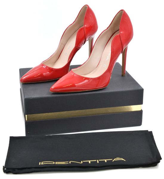 IDENTITA – WAVE VERNICE – Rotes Leder Gr. 40 (16831)