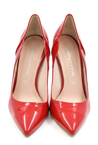 IDENTITA – WAVE VERNICE – Rotes Leder Gr. 40 (16831)