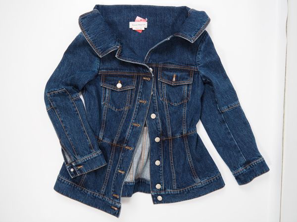 ALEXANDER MCQUEEN Jeansjacke Gr. XS-IT40 (5081)