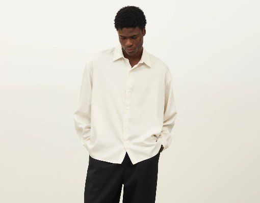 DANIEL SIMMONS Drape Shirt Gr. L (18657)