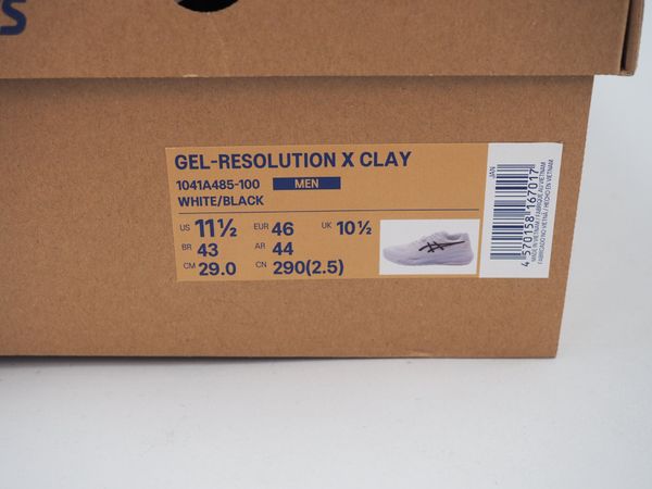 ASICS Gel-Resolution X Clay Herren Tennisschuh Gr.46 (19479)