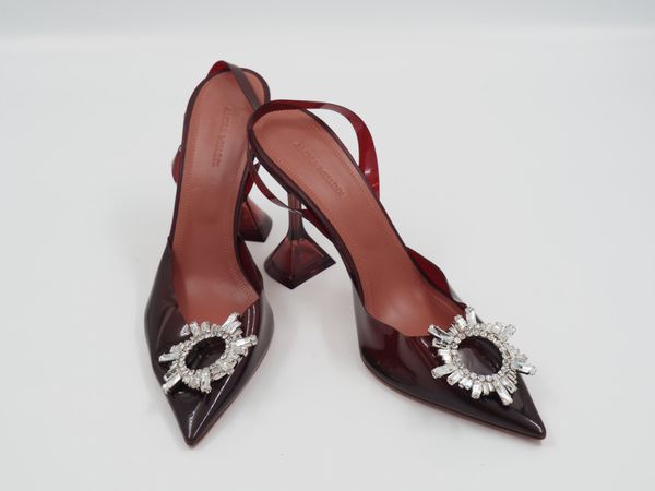 AMINA MUADDI PVC Slingback Pump – Rot Gr. 40 (5051)
