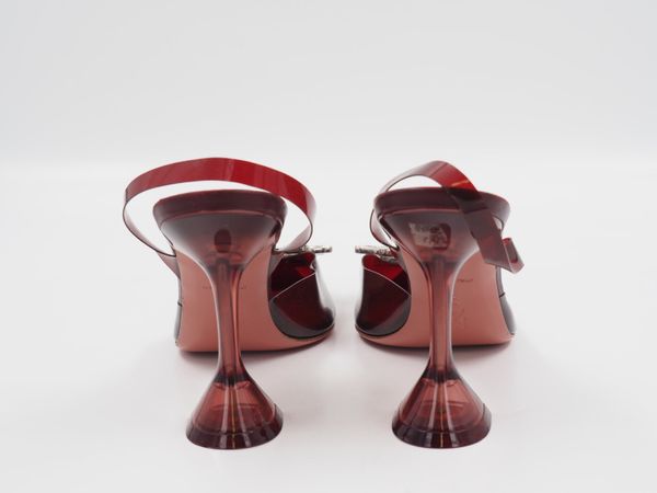 AMINA MUADDI PVC Slingback Pump – Rot Gr. 40 (5051)