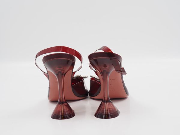 AMINA MUADDI PVC Slingback Pump – Rot Gr. 40 (5051)
